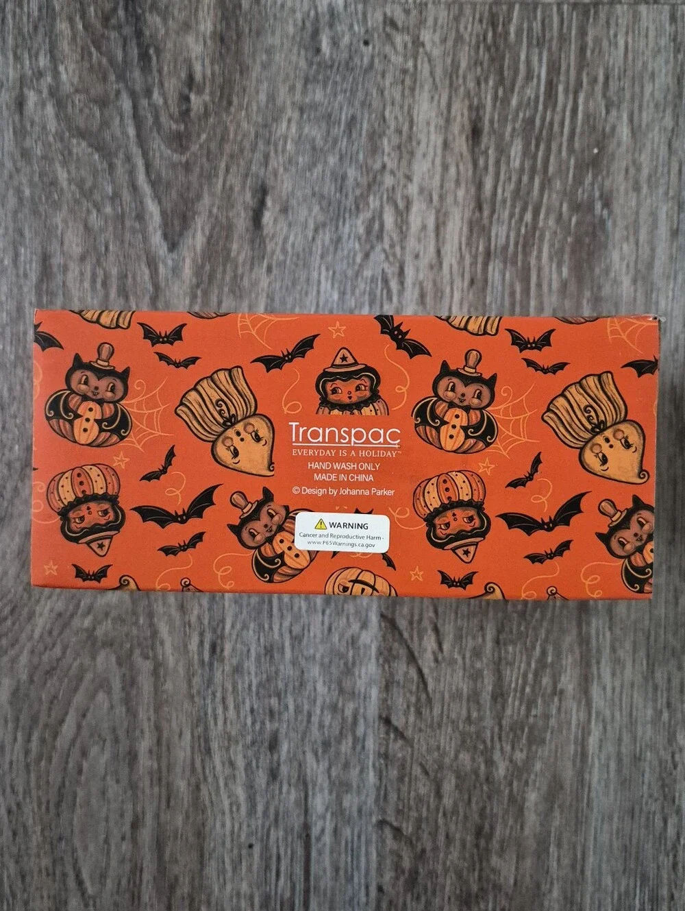 Joanna Parker Halloween Black Cat Salt and Pepper Shakers, New!